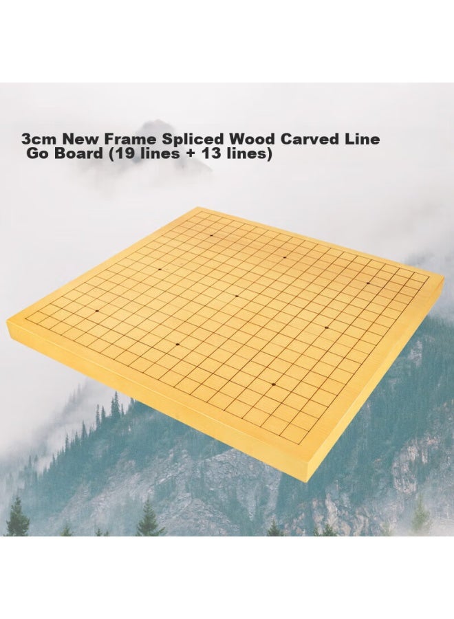Wonderful Notes Miaoji Go Board New Camphor Wood 3cm Go Board 19x19 + 13x13 Single Board Mj8309 Outdoor Camping - Image 3