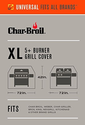 Char-Broil 5+ Burner Extra Large Rip-Stop Grill Cover - Image 3