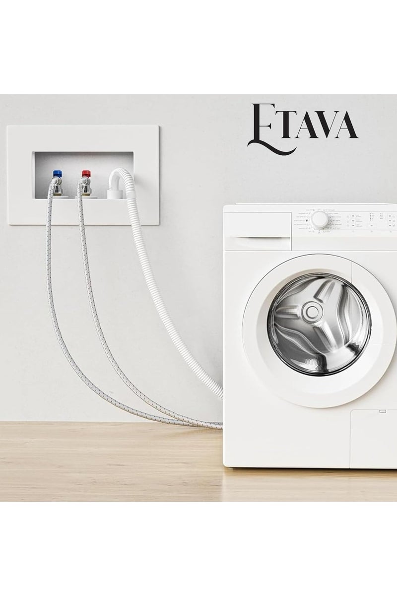 ETAVA Washing Machine Outlet Hose Pipe 1.5M (With Clamp) | Universal Drain Pipe | Flexible Extension Connector for Front & Top Load Washing Machines - Image 4