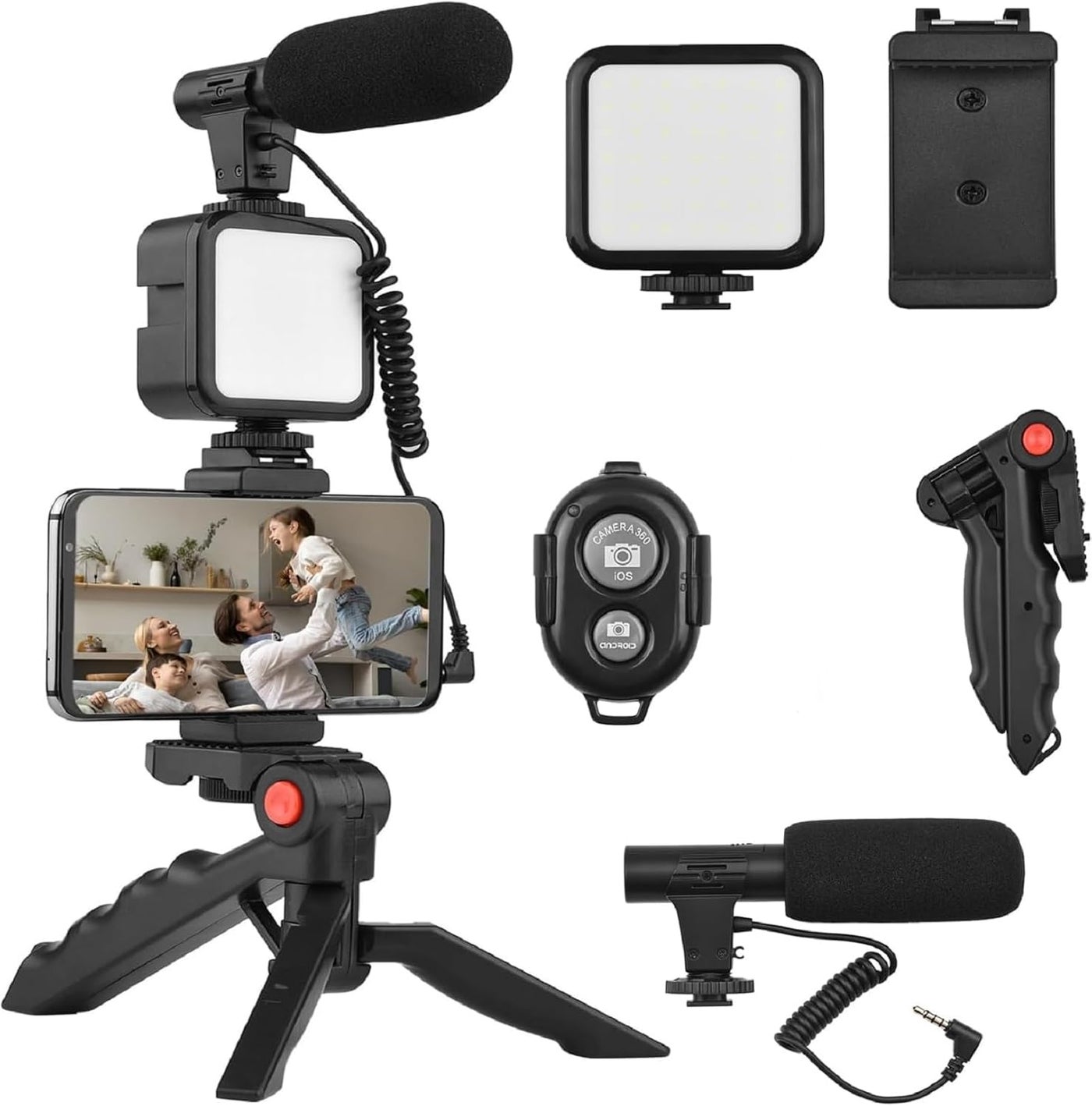 ALKAYAN ALKAYAN Vlogging Kit With Tripod 350 g ZABD64D310243C9B8CAA8Z