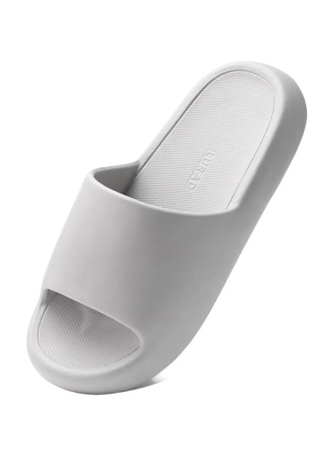 Lurad Slippers For Men, Summer Outdoor Wear, Couples Bathroom Thick-Soled Indoor Sandals, Women'S, Gray, 275(43-44) - Image 1