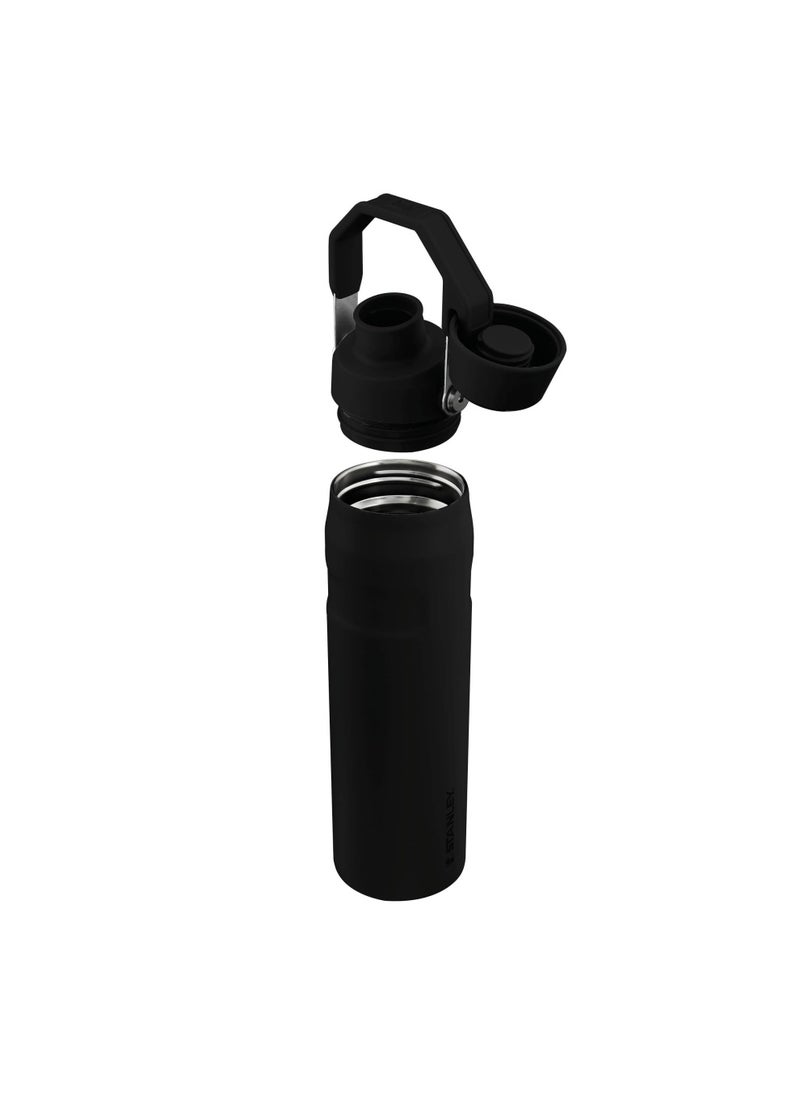 Stanley - The Aerolight IceFlow Water Bottle Fast Flow 0.6L Keeps 10 Hours Cold - Black - Image 1