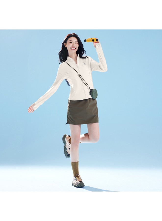 كاميل ملابس الحماية من الشمس في الهواء الطلق سترة واقية من الأشعة فوق البنفسجية مقاومة للشمس ملابس رياضية مظللة مريحة تنفس سترة عادية ملابس واقية من الشمس للنساء - Image 5