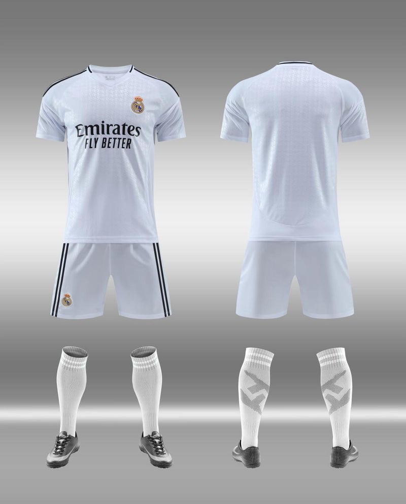 Generic New Light Board Football Suit suit Adult Childrens Summer Game Sports Quick-drying Short-sleeved Jersey Summer white 