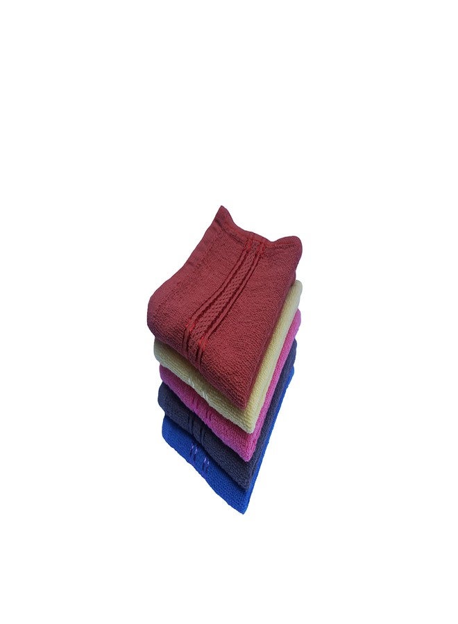 Space Fly مناشف وجه Space Fly Fresh Loom للنساء، مناشف وجه للأطفال حديثي الولادة (10 × 10 بوصة) - مجموعة من 10 مناشف صغيرة للوجه - Image 2