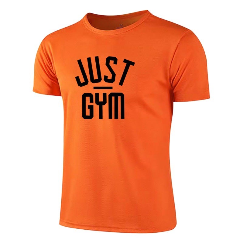 Sports short-sleeved men''s summer anti-wrinkle T-shirt Slim training casual bottoming shirt running basketball fitness clothes - Image 2