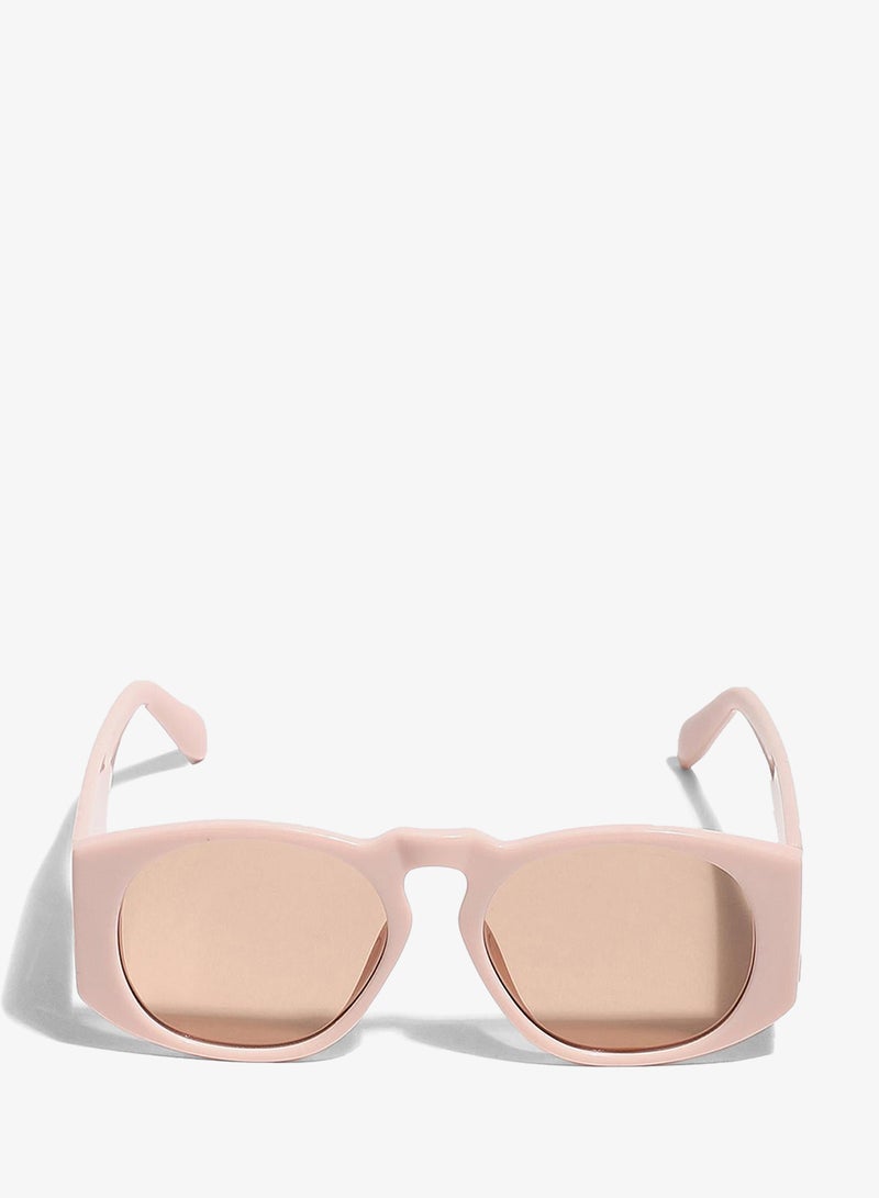 Haute Sauce Pink Frame Retro Sunglass - Image 2