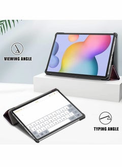 Y&D For Samsung Galaxy Tab S8/S7 Tablet Cover Slim Lightweight Tri-Fold Stand Case Shell Auto Wake/Sleep Folio (Forest Dusk)  - Image 2