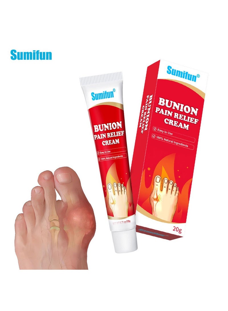 سوميفون قائمة المنتجات ذات الصلة كريم تخفيف الألم Bunion , 100 ٪ الطبيعية Bunion تخفيف بلسم , تدليك Bunion و كريم تخفيف Bunion , العناية Bunion لألم Bunion , كريم تخفيف انزعاج المفاصل 20g , كريم تخفيف الانزعاج المشترك 20g - Image 1