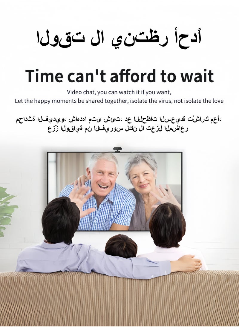 ليلى - كاميرا ويب للكمبيوتر بدقة 1080بيكسل مع ميكروفون داخلي مثالية للبث المباشر ومكالمات الفيديو والمؤتمرات والاستخدام المنزلي - Image 1