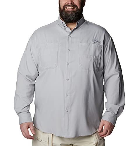 Columbia Mens PFG Tamiami Long Sleeve Fishing Shirt, Cool Grey, XX-Large - Image 4