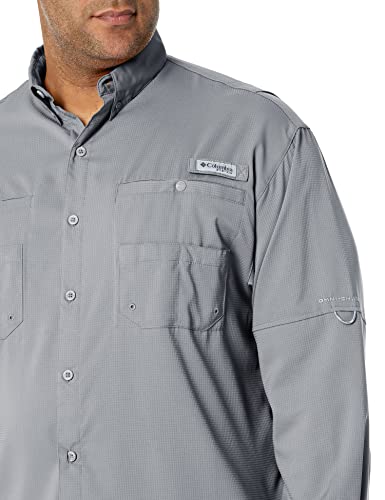 Columbia Mens PFG Tamiami Long Sleeve Fishing Shirt, Cool Grey, XX-Large - Image 3