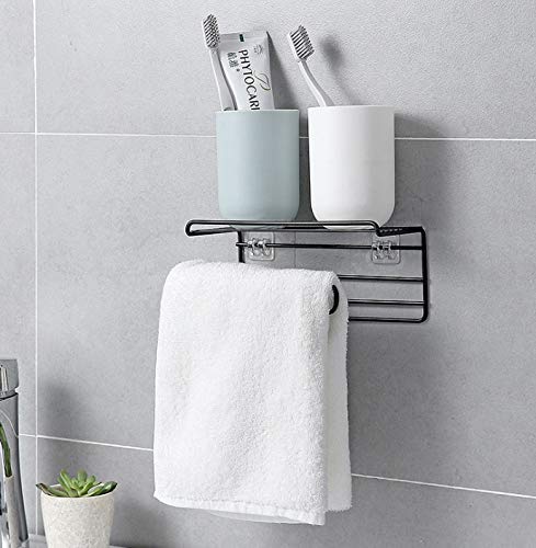 VUNEXO Metal Kitchen Bathroom Napkin Towel Tissue Holder Black - Image 1