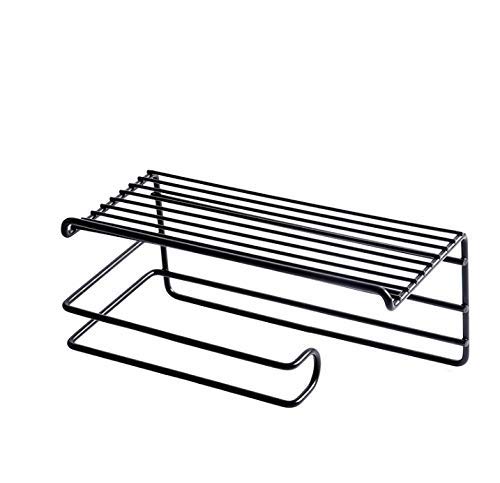 VUNEXO Metal Kitchen Bathroom Napkin Towel Tissue Holder Black - Image 3