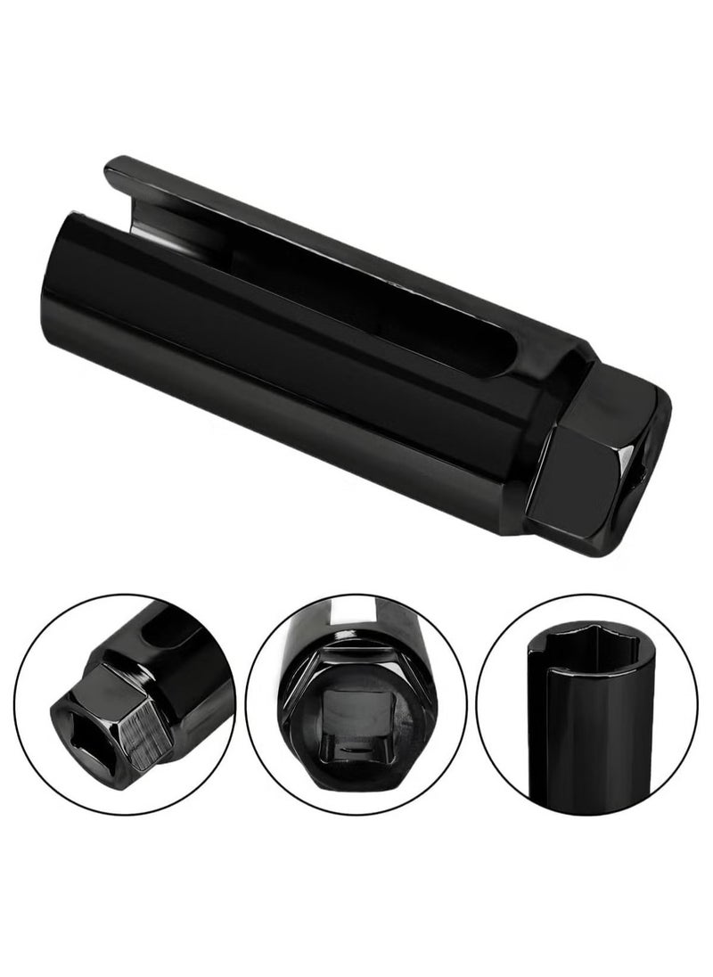 GMORO - Oxygen Sensor Socket with Side Wire Cutout 3 8 Inch Drive x 7 8 Inch 22mm 6 Point fits All Vehicle O2 Removal and Installation Offset Oxygen Sensor Socket - Image 1