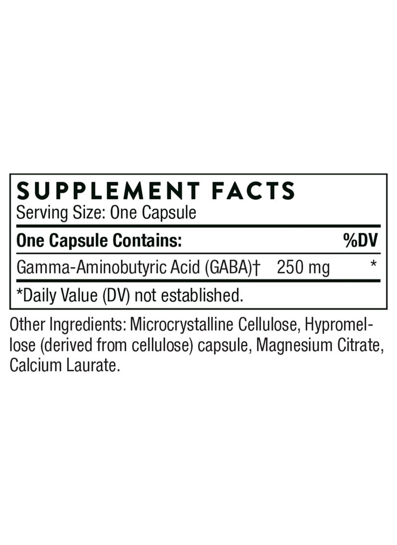 Thorne - PharmaGABA-250 Dietary Supplement - 60 Capsules - Image 1