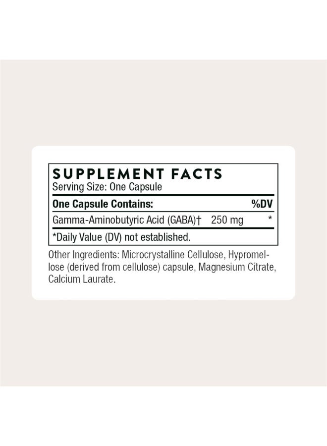 Thorne PharmaGABA-250 Dietary Supplement - 60 Capsules - Image 2