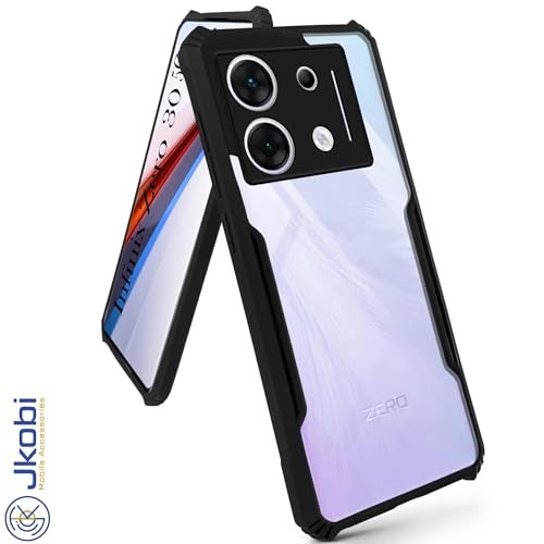 Jkobi Back Case Cover for Infinix Zero 30 5G (Shockproof with Polycarbonate Clear Panel | Professional Black) - Image 5