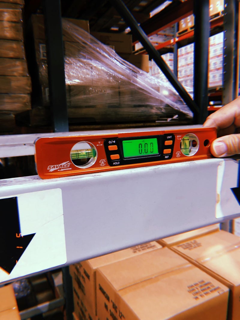 Swanson Tool Co. , Inc Swanson Tool Co SVT200 9 Inch Savage Digital Magnetic Aluminum Billet Torpedo Level,Orange - Image 3