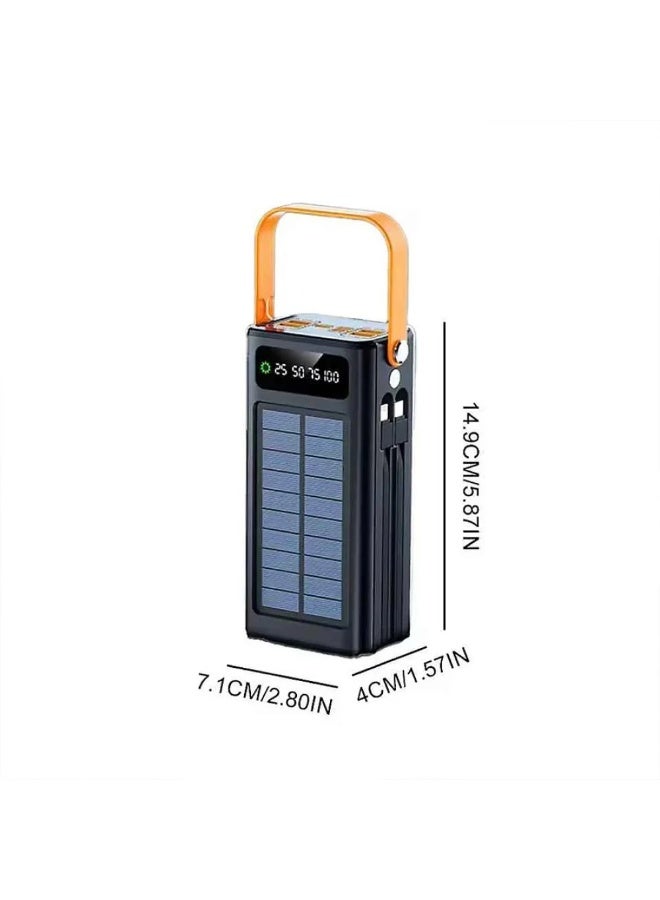 Denx 20000mAh Power Bank with Fast Charging, Solar Charging, and Multiple Ports - Image 5