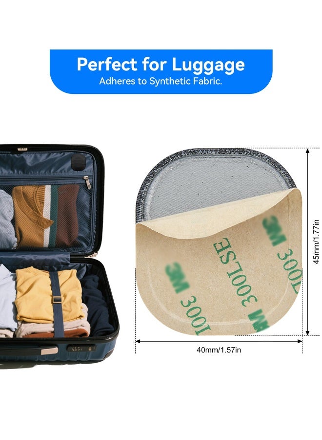 2 Pack For Airtag & Moto Tag Sticker Adhesive Mount, Case For Apple AirTags 1st & 2nd Generation Fabric Holder With 3M Adhesive Stick On Wallet, TV Remote, Car, Luggage, Bags, Drones - Image 2