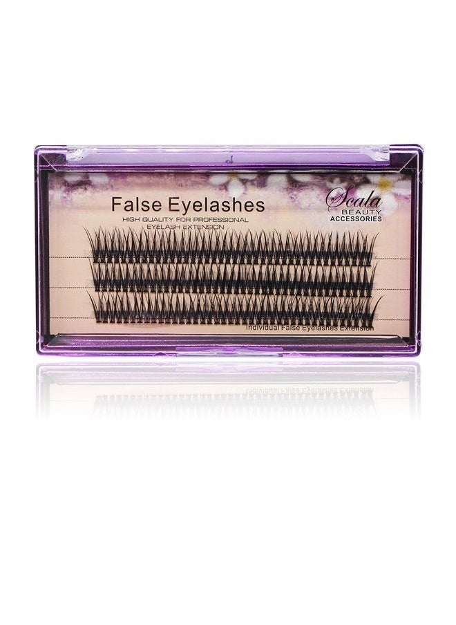 Bodermincer 120pcs 0.10mm Thickness Handmade Fish Tail False Lahses Thick Natural Long Black Individual False Eyelashes Fake Eye Lashes Extensions Makeup Tool (10mm)  - Image 1