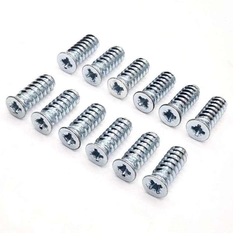 ReplacementScrews Flat Head Euro Screws Compatible with IKEA Part 100372 Pack of 12