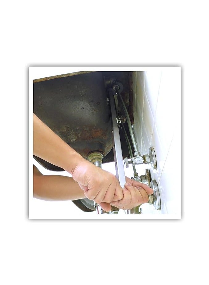 General Tools Telescoping Basin Wrench Large Jaw #140XL, Extends from 11 to 16-Inches, Fits 1 to 2 Inch - Image 2