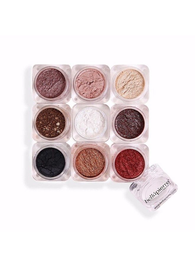 BellaPierre Shimmer Powder 9 Stack : Paraben Free : Vegan & Cruelty Free : 9 Count Bella - Image 1