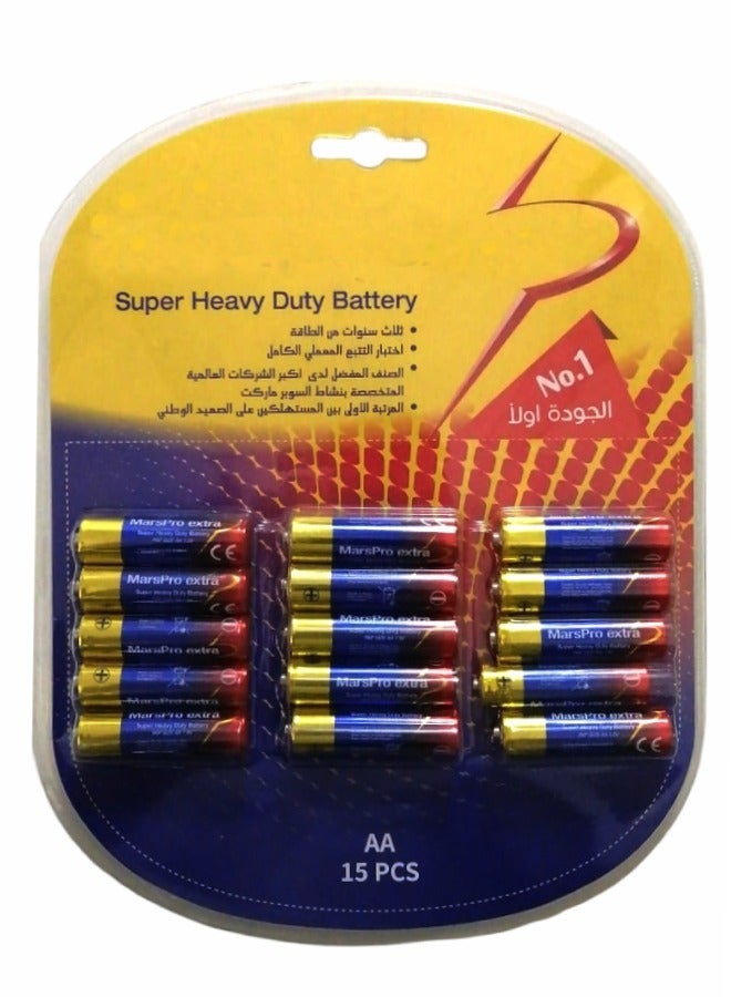 AA Batteries Number 15 Tablets With A Power Of 1.5 V 