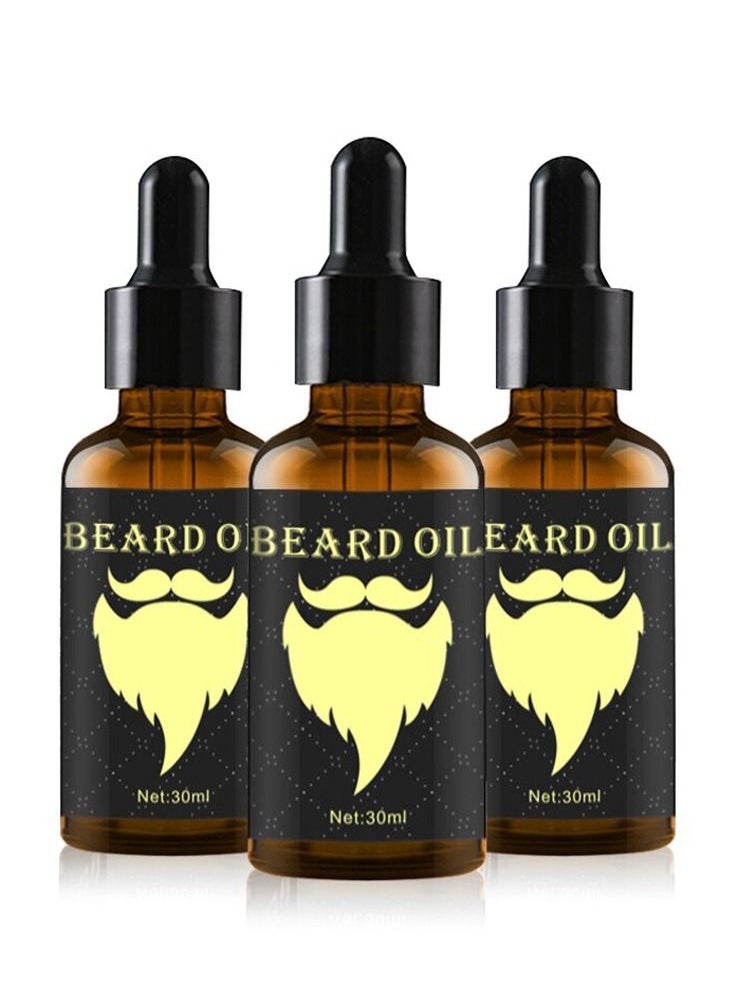 Beard OIL - Beard Oil 100% Natural Organic The Best For Your Beard 3 Pcs - Image 1