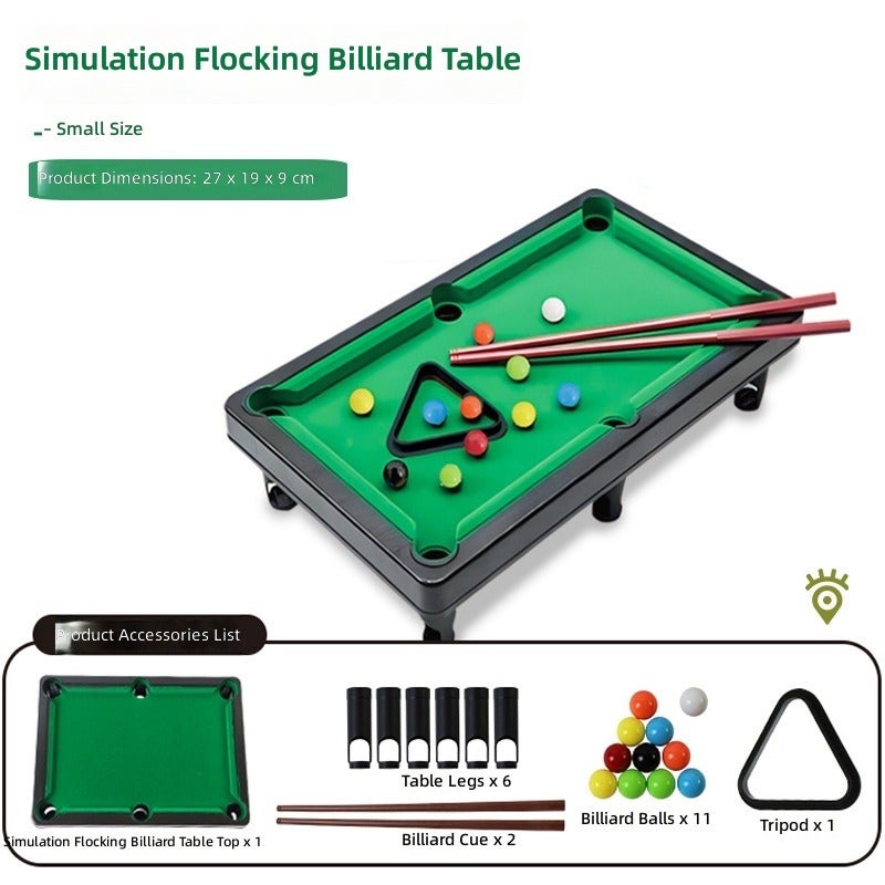 WU Kids Billiard Table Toy Set -  Simulation Pool Table for Home Indoor Play, Interactive Educational Parent-Child Game, Gift for Children - Image 1