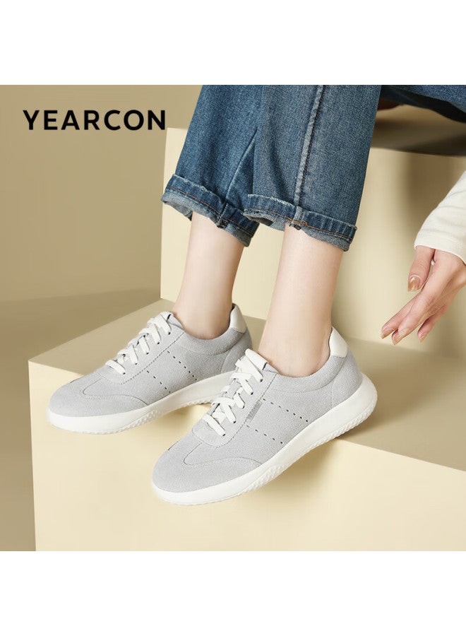 YEARCON Yierkang Women's Casual Comfortable Forrest Gump Shoes, Spring New Fashion Sneakers, 34135w, Gray, Size 39 - Image 2