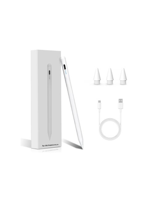Stylus Pen for Latest Generation Tablets – Palm Rejection, Tilt Sensitivity, Magnetic & USB-C Charging