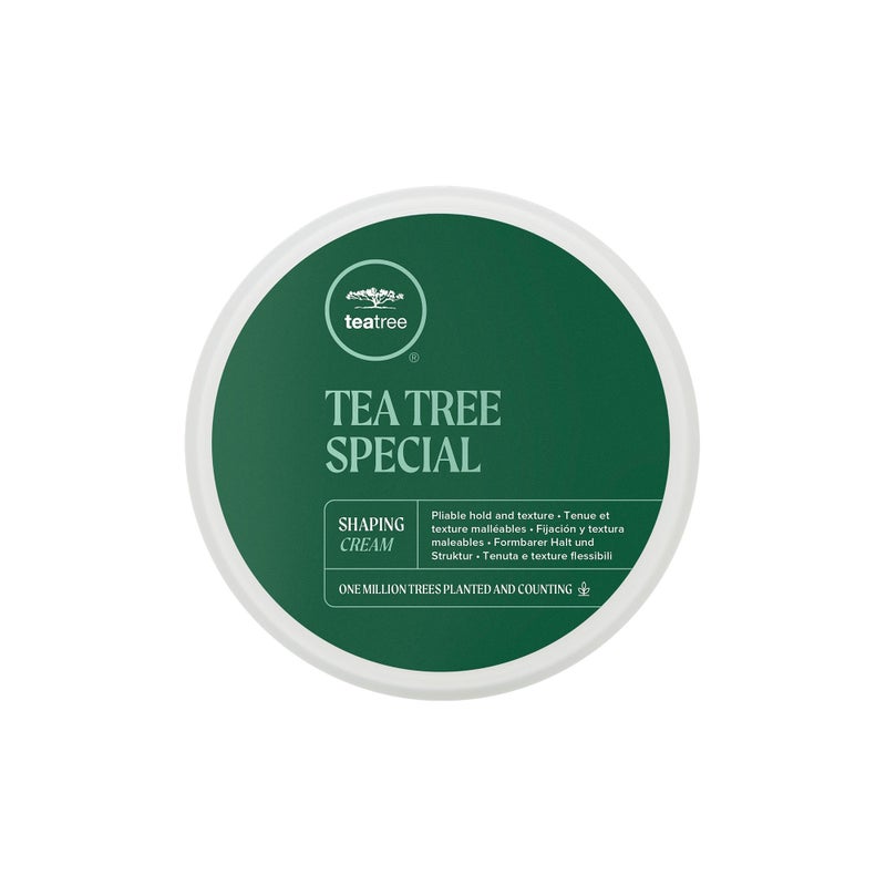 Tea Tree كريم تشكيل الشعر من شجرة الشاي - كريم تصفيف الشعر - ثبات طويل الأمد - لمسة نهائية غير لامعة لجميع أنواع الشعر - 3 أوقيات
