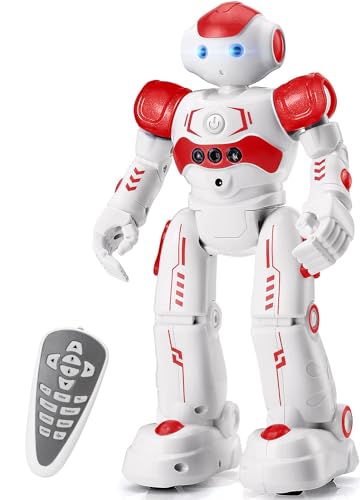 KingsDragon RC Robot Toys for Kids Gesture Sensing Programmable Remote Control Smart Robot for Age 3 4 5 6 7 8 Year Old Boys Girls Birthday Gift PresentRed - Image 1