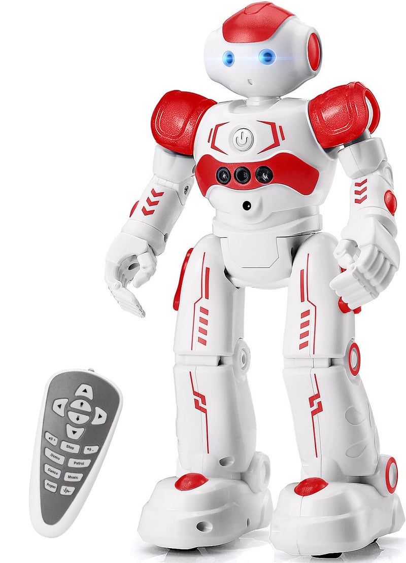 KingsDragon RC Robot Toys for Kids Gesture Sensing Programmable Remote Control Smart Robot for Age 3 4 5 6 7 8 Year Old Boys Girls Birthday Gift PresentRed - Image 3