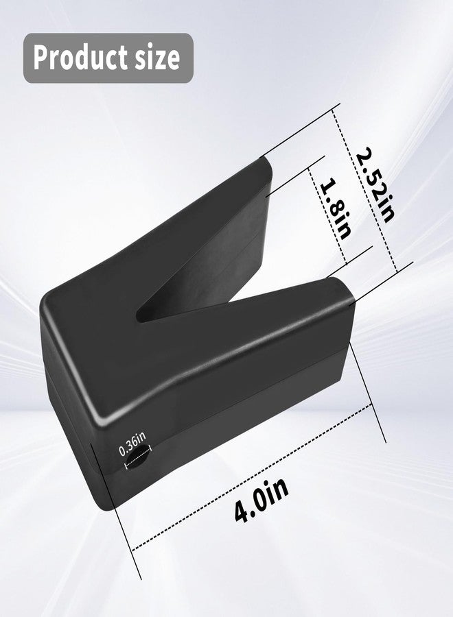 Vanshly Transom Saver- Rubber V-Block W/Hole 181440 Fit for Tracker Marine - Image 3