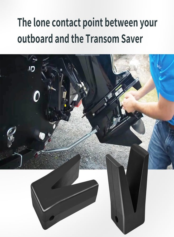 Vanshly Transom Saver- Rubber V-Block W/Hole 181440 Fit for Tracker Marine - Image 4