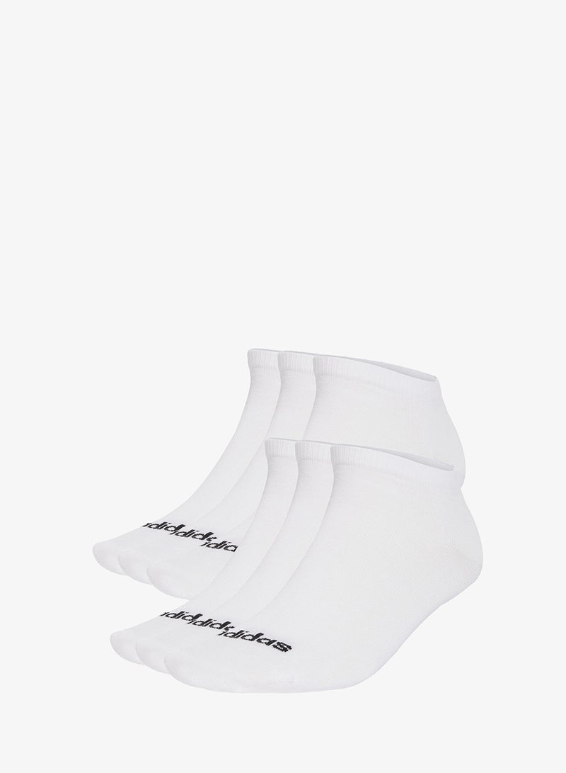 Adidas 6 Pack Thin Linear Ballerina Socks - Image 1