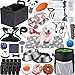 Abbylike 50 Pcs Puppy Supplies Starter Kit for Small Dogs Puppy Essentials Includes Leash Bowls Teeth Brushes Water Bottle and More Accessories for Dogs Pet Day Welcome GiftBlack - Image 3