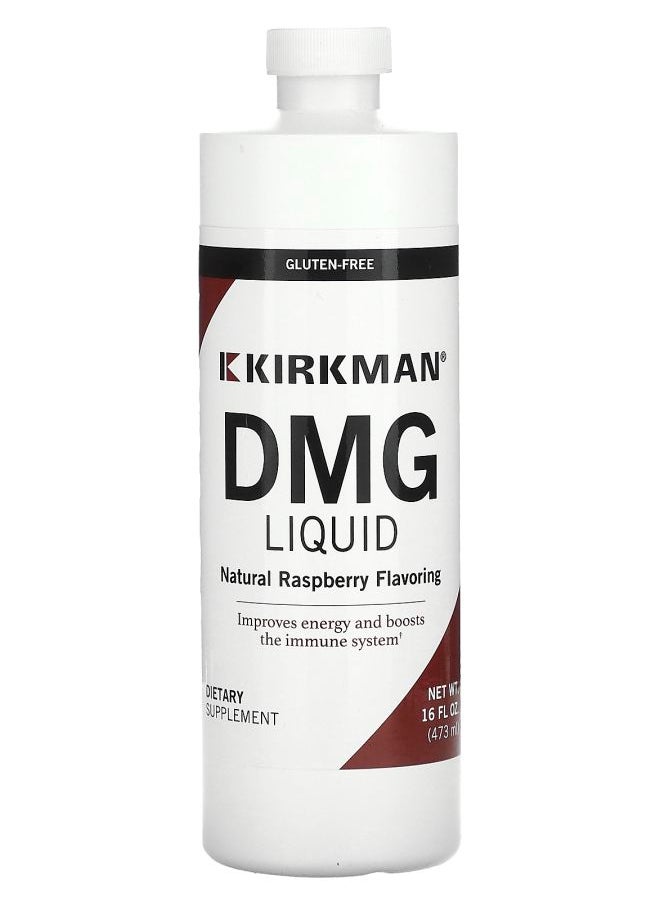 Kirkman Labs DMG Liquid Natural Raspberry 16 fl oz (473 ml) 