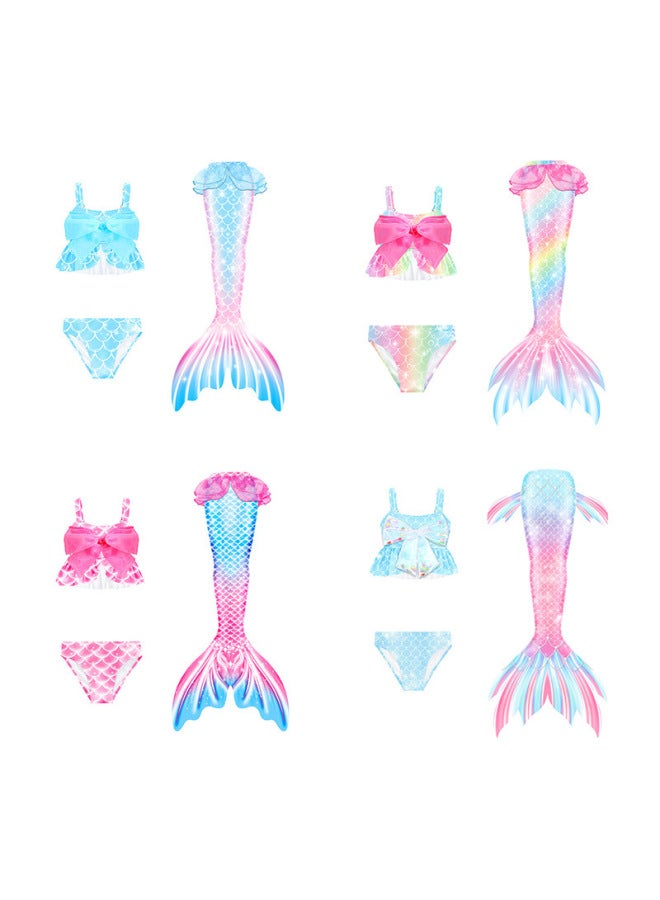 Swimsuit - Girls Mermaid Tail Swimsuit - DH59, 120 - Kids Swimming Costume, Beach Bikini, Summer Swimwear, Quick Dry, Pool Party, Bathing Suit Swimsuit - Image 2