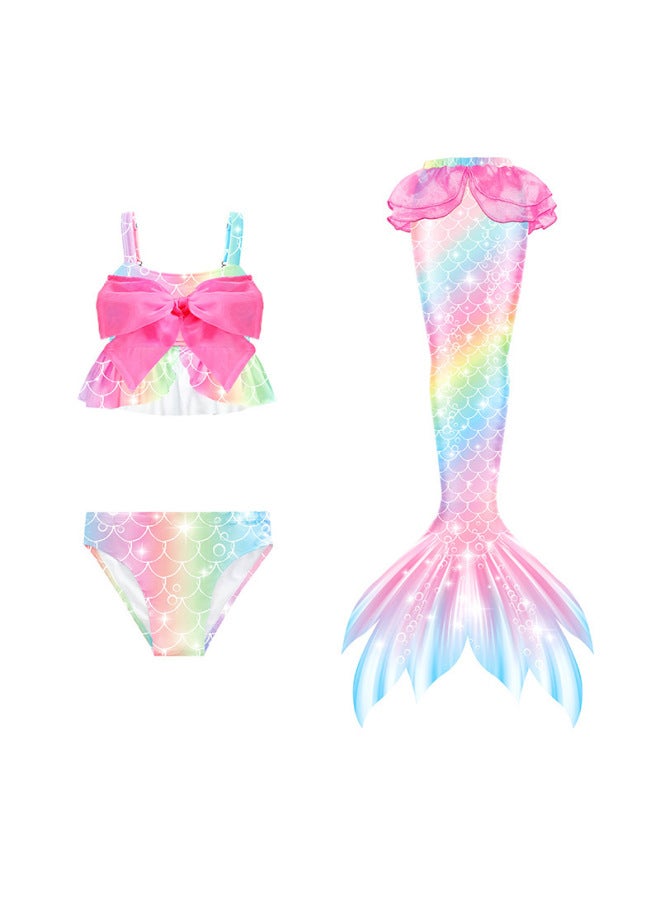 Swimsuit - Girls Mermaid Tail Swimsuit - DH59, 120 - Kids Swimming Costume, Beach Bikini, Summer Swimwear, Quick Dry, Pool Party, Bathing Suit Swimsuit - Image 5