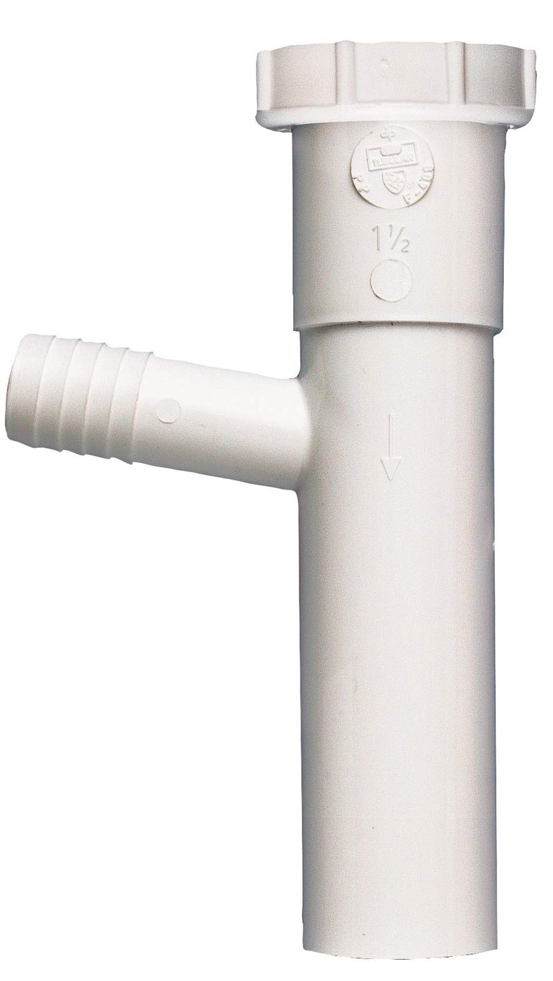Plumb Pak 30-8Wk Dishwasher Branch White 1-1/2"" X 8"" Pack Of 1 - Image 2