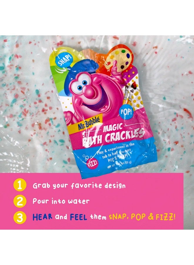 Mr. Bubble Magic [Bath] Crackles - [Fun] to add to Bubble [Bath] to Make [Bath] Time Exciting for Kids with Colorful Pops and Fizzy Snap (12 Packets, 1 oz Each) - Image 2