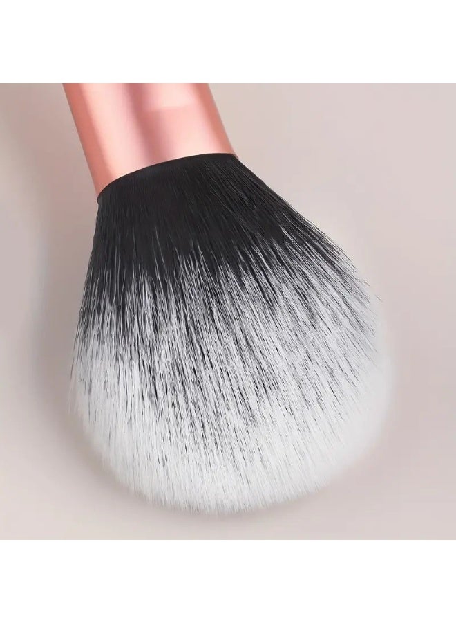 MUMO 8 Pieces Makeup Brush Set, Luxury Daily Makeup Brushes for Foundation, Concealer, Powder, Blush, Face, Eyeshadow, and Eyeliner Brush Set, Pink - Image 2