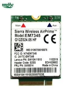 EM7345 4G Module NGFF M.2 WWAN Card 04 x 6014 4G LTE / HSPA + 42Mbps Card for Lenovo IBM / ThinkPad T450 / X240