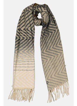 ELLE Women Textured Scarf L 200 x H 69 cm, Multicolor  - Image 1