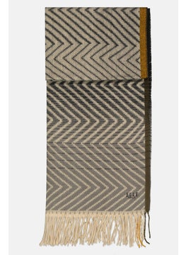 ELLE Women Textured Scarf L 200 x H 69 cm, Multicolor  - Image 2